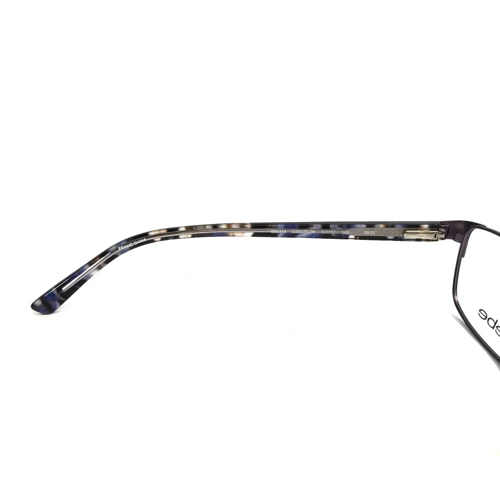 Bebe Eyeglasses Frames BB5144 500 PLUM Brown Purple Rectangle Full Rim 53-17-140